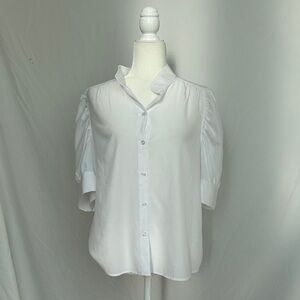 RACHEL Rachel Roy White Button Down Shirt